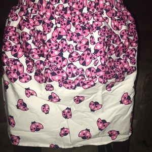 Lily Pulitzer Ladybug Skirt. Gently Worn.